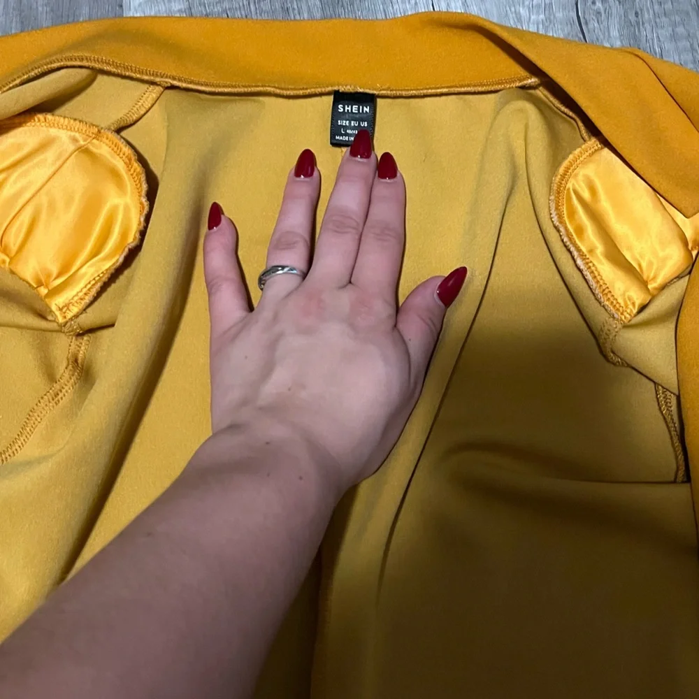 Women’s Blazer Jacket Size Large (With Shoulder pads) - Picture 10 of 12